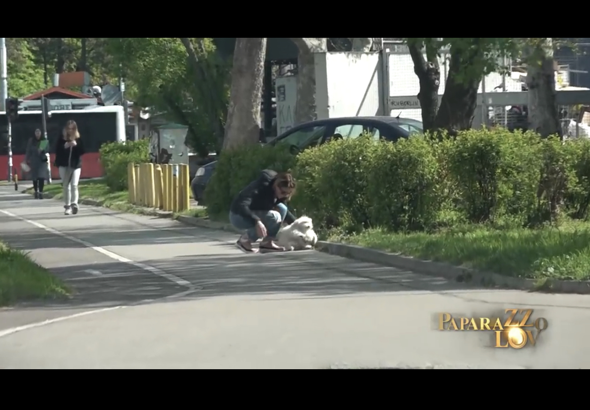 Šokantno ponašanje Marijane Mićić! Izudarala i počupala svog psa na sred ulice! (VIDEO)