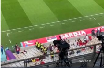 KATAR: Srpski navijači stigli na stadion, IMA IH VIŠE NEGO BRAZILSKIH!