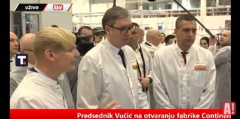 PREDSEDNIK U NOVOM SADU: Vučić na otvaranju fabrike “Continental”