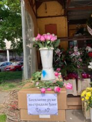 Solidarnost u teškim trenucima: Cvećare dele besplatno cveće građanima
