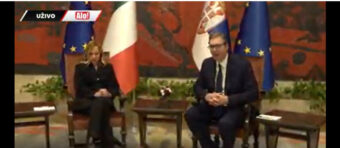 VUČIĆ DOČEKUJE MELONI Premijerka Italije u prvoj poseti Srbiji (VIDEO)