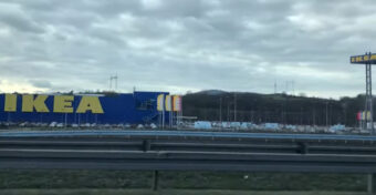 EVAKUISANA ROBNA KUĆA IKEA U BEOGRADU: Svi zaposleni izašli na parking!