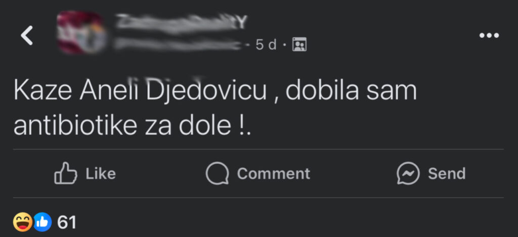 Dali su mi antibiotike