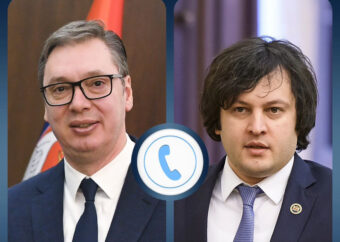 Predsednik Vučić razgovarao sa predsednikom Vlade Gruzije: “Zahvalio sam na principijalnom stavu i poštovanju teritorijalnog integriteta i suvereniteta Srbije!”
