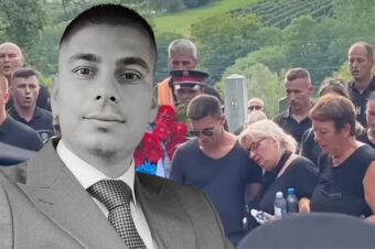 “NAŠ ROD I DALJE RAĐA JUNAKE, A NE KUKAVICE” Govor sveštenika na sahrani Nikole Krsmanovića rasplakao sve
