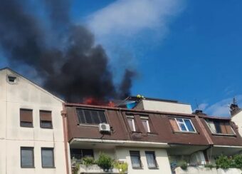 HAOS U BARAJEVU! Prve slike i snimci stravičnog požara stambene zgrade (FOTO)