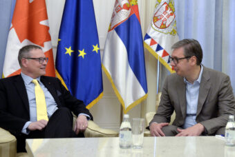 OPROŠTAJNA POSETA! Vučić primio ambasadore Kanade i Švajcarske (FOTO)