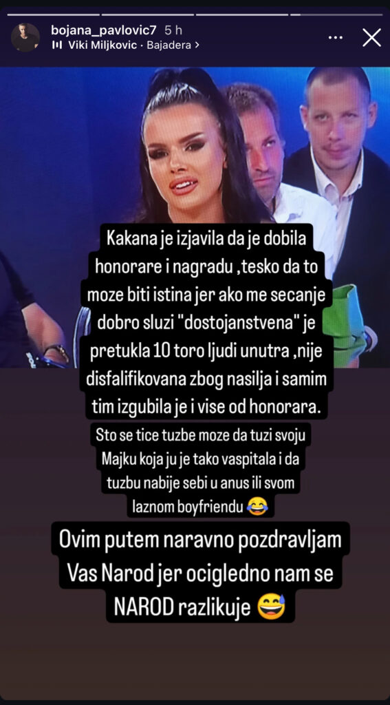 “PRETUKLA JE DESETORO LJUDI” Bojana Pavlović se oglasila nakon što je Anita najavila TUŽBE: “Neka to nabije u…”