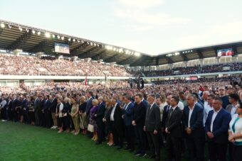 PREDSEDNIK VUČIĆ SA DRŽAVNIM VRHOM U LOZNICI! Patrijarh održao besedu