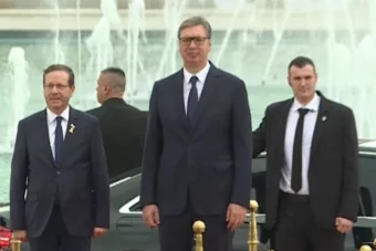 VUČIĆ SA IZRAELSKIM PREDSEDNIKOM! Isak Hercog u zvaničnoj poseti Srbiji