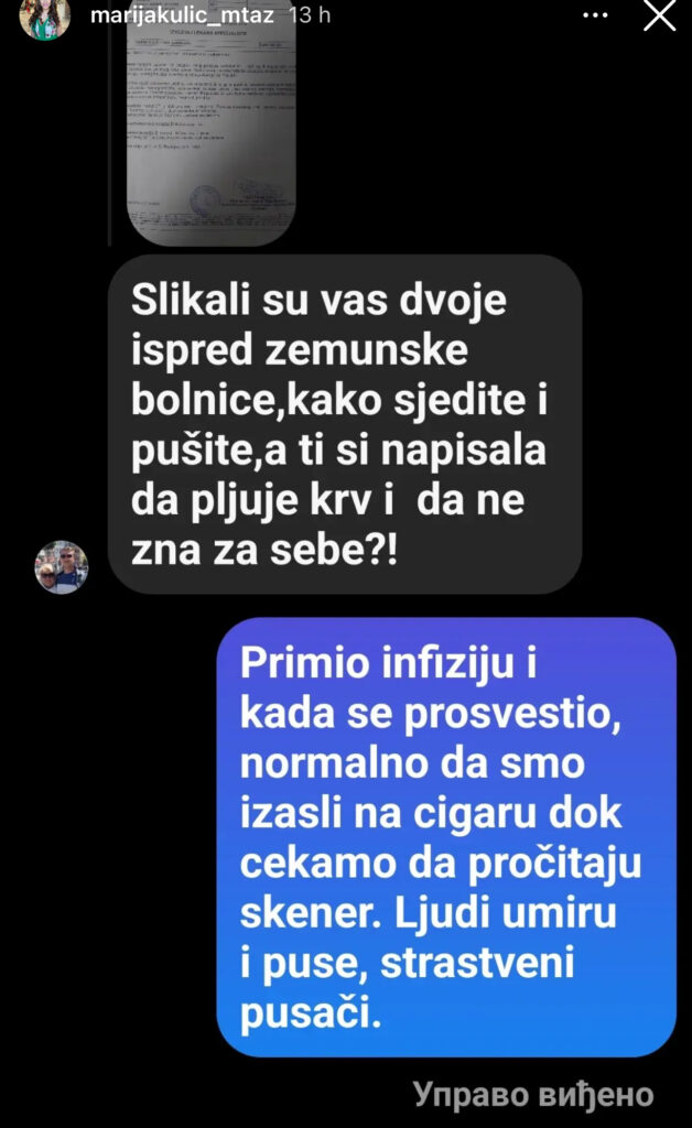 Rekla si da pljuje krv