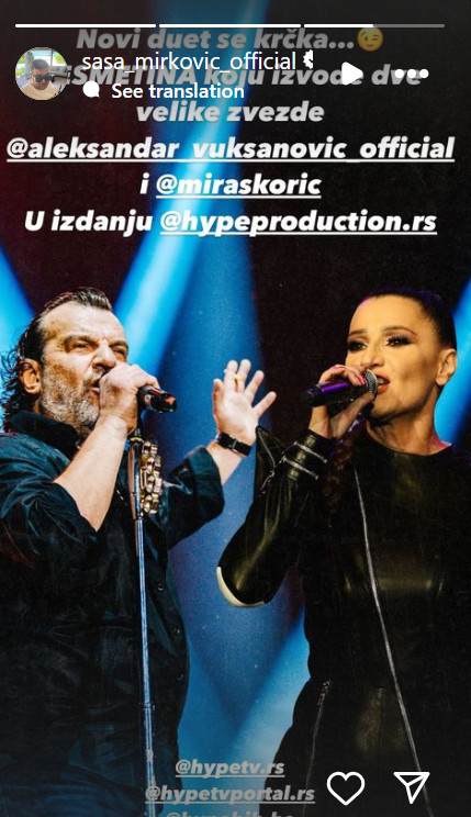 MEGA IZNENAĐENJE! Dve muzičke zvezde ukrštaju glasove! Saša Mirković najavio DUET Lukasa i Mire Škorić