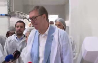 PREDSEDNIK SRBIJE U PODRINJU! Aleksandar Vučić u obilasku mlekare Spasojević “Zapis Tare”