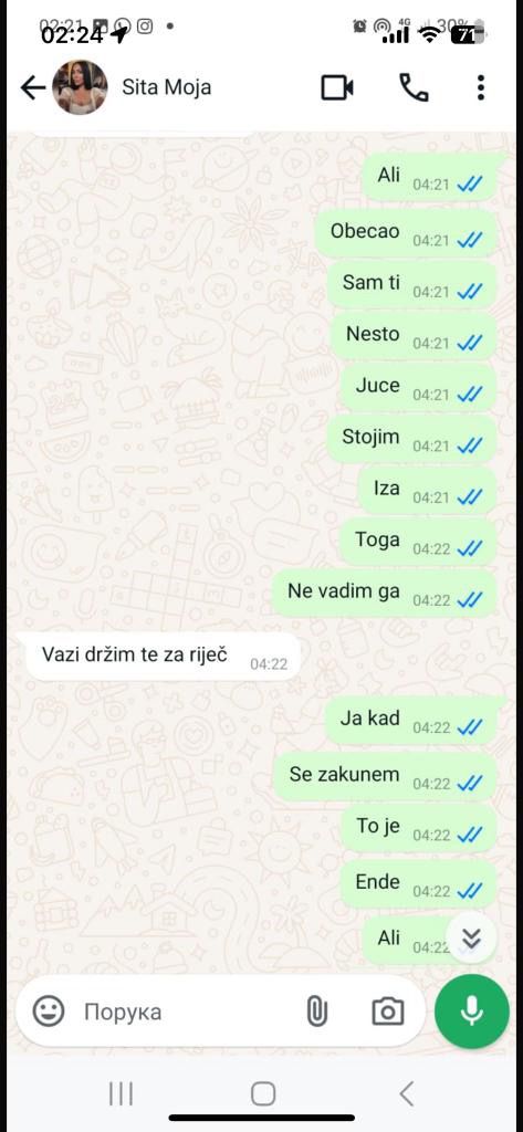 obećao sam ti