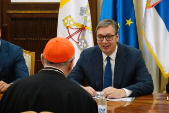 VUČIĆ PRIMIO DRŽAVNOG SEKRETARA SVETE STOLICE! Predsednik Srbije sa kardinalom Pjetrom Parolinom (FOTO)