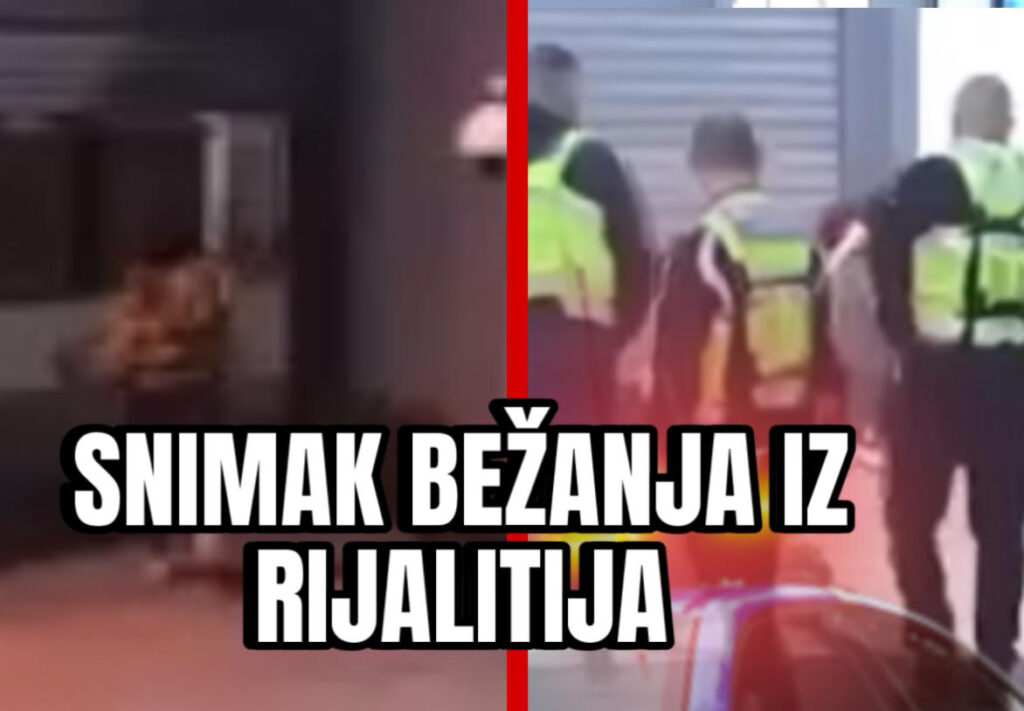 SNIMAK BEŽANJA IZ RIJALITIJA! Iskoristila MOMENAT NEPAŽNJE pa se ZATRČALA KROZ VRATA! 