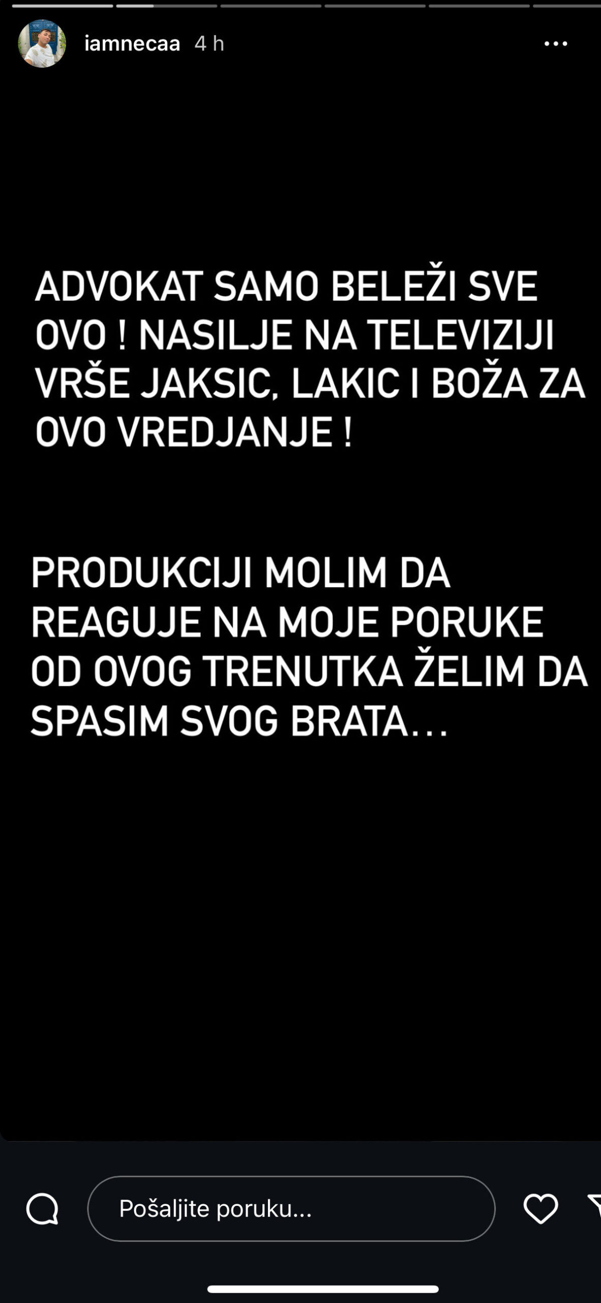 Produkcijo reagujete hoću