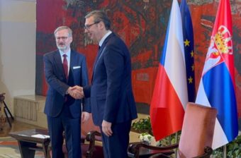 U Palati “Srbija” počeo sastanak predsednika Vučića i premijera Češke (FOTO/VIDEO)