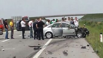 DINČA DOŽIVEO STRAVIČNU SAOBRAĆAJNU NESREĆU?! Slika automobila osvanula na društvenim mrežama (FOTO)