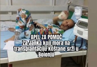 APEL ZA POMOĆ DOBRIM LJUDIMA! Janko mora na transplantaciju koštane srži u Bolonju, ovako možemo da mu pomognemo!