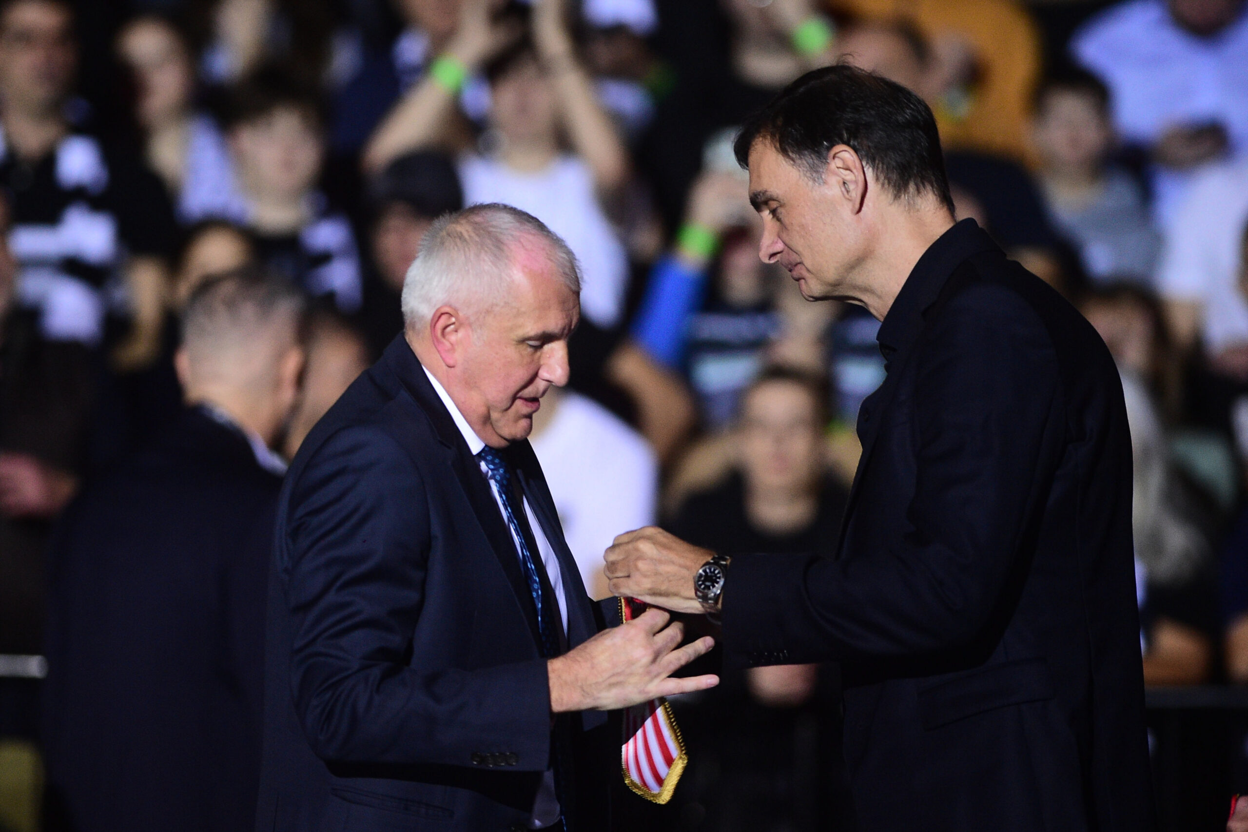 Željko Obradović i Jorgos Barcokas