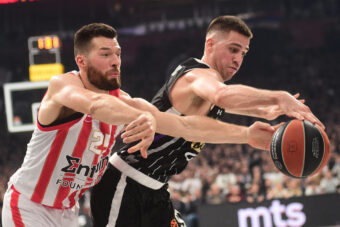 “EKSPLOZIJA” U ARENI! Partizan VASKRSAO iz -14 i OKRENUO Olimpijakos! Grci PALI u GROTLU grobara!