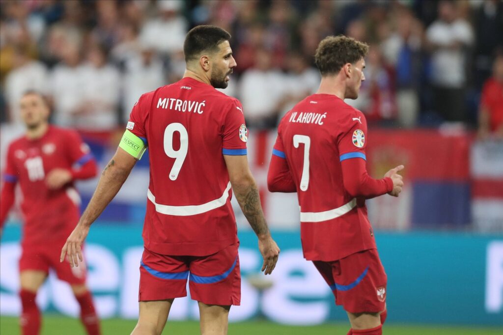 Aleksandar Mitrović i Dušan Vlahović