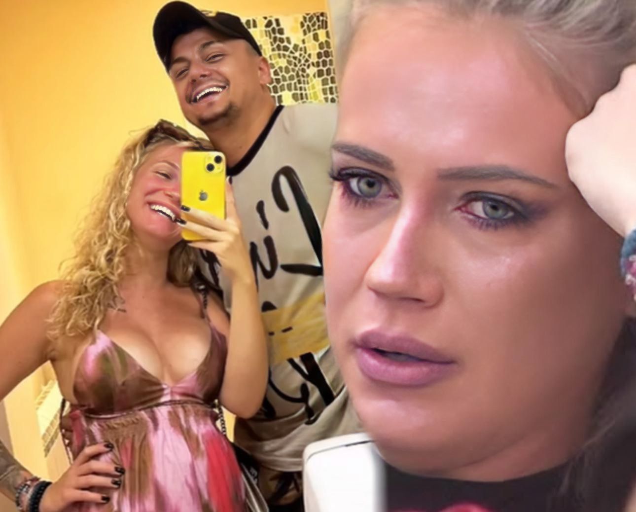 Milica Veličković, Borislav Terzić Terza Foto:Instagram:Comara/YT printscreen/ Zadruga official