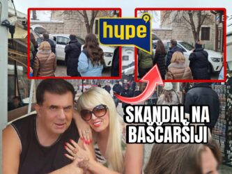 SRAMOTA! KOLIMA ULETELI U PUNU BAŠČARŠIJU! Skandal u EPICENTRU Sarajeva! Narod besan na BAHATO ponašanje pevačice i njenog supruga (FOTO SA LICA MESTA)