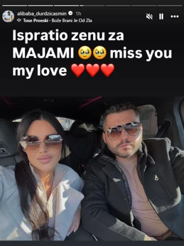 Rastali se Stanija Asmin foto:instagram:asmindurdzic official