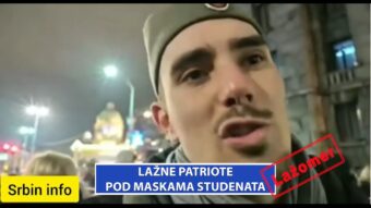 LAŽNE PATRIOTE POD MASKAMA STUDENATA! (VIDEO)