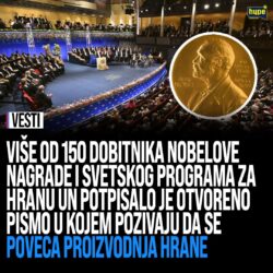 Dobitnici Nobelovih nagrada pozvali na veću proizvodnju hrane!