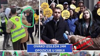 OVAKO IZGLEDA 24H OPOZICIJE U SRBIJI! (VIDEO)