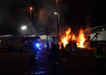 SITI SE OGLASIO NAKON STRAŠNOG POŽARA! Poznata situacija na stadionu!