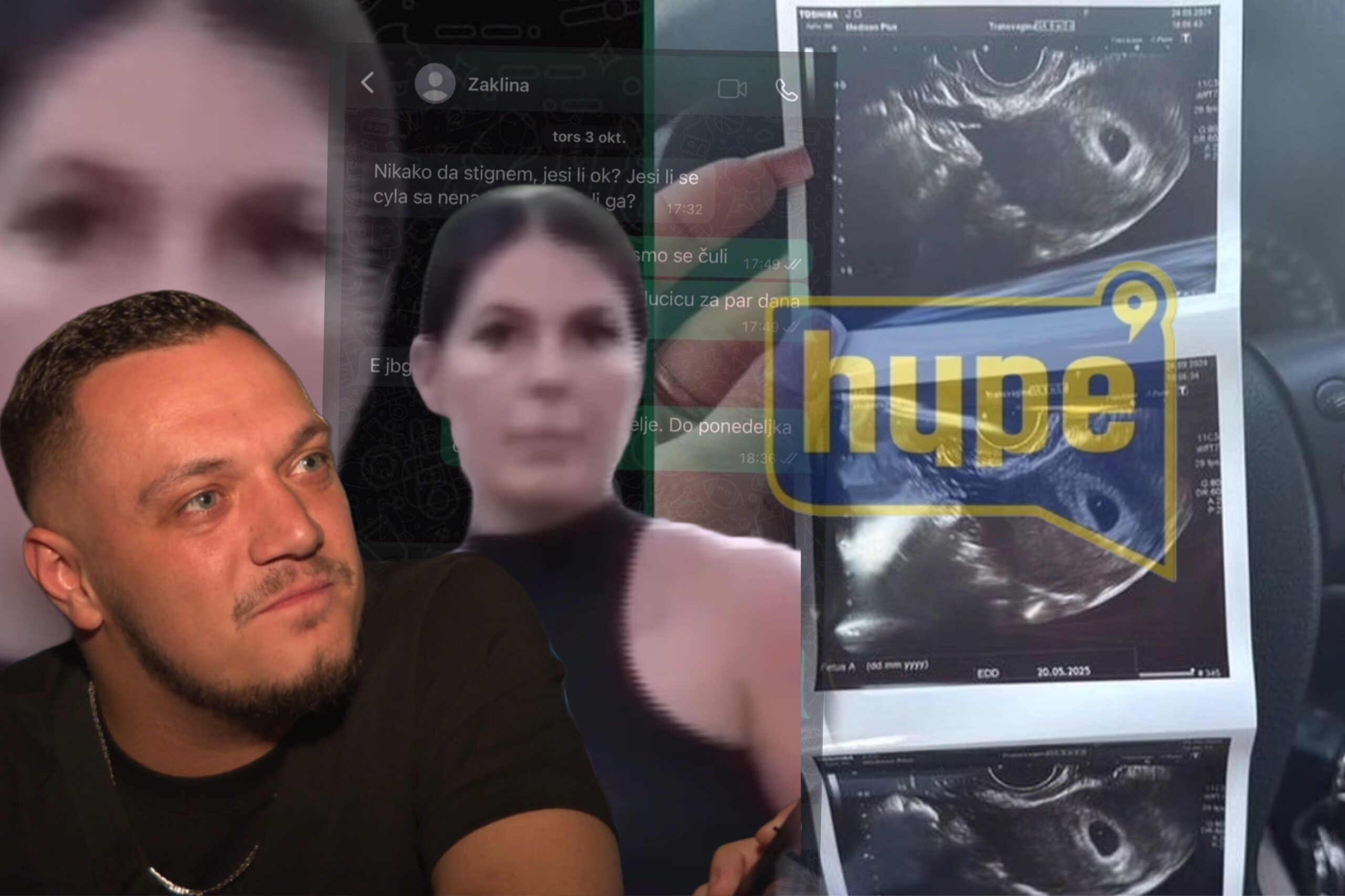 SNIMAK ULTRAZVUKA-DOKAZ DA JE NAĐA BILA TRUDNA! Isplivale fotografije i prepiske pred ABORTUS