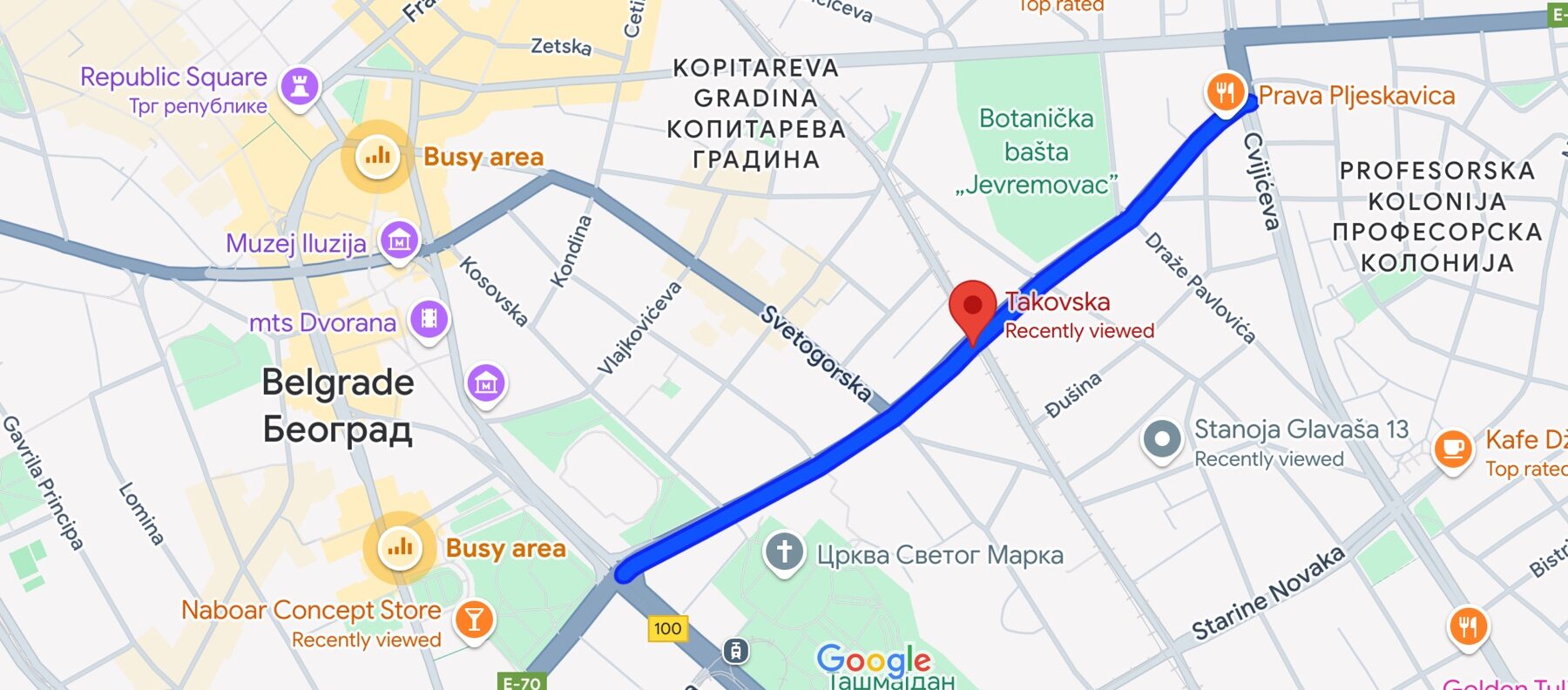 EVO KOJE SU SVE ULICE TRENUTNO BLOKIRANE U BEOGRADU! (MAPA)