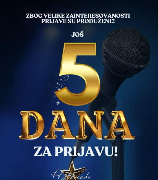 PRIJAVI SE ZA HYPE ZVEZDE! OSTALO JE JOŠ 5 DANA! Ovo su sve informacije!