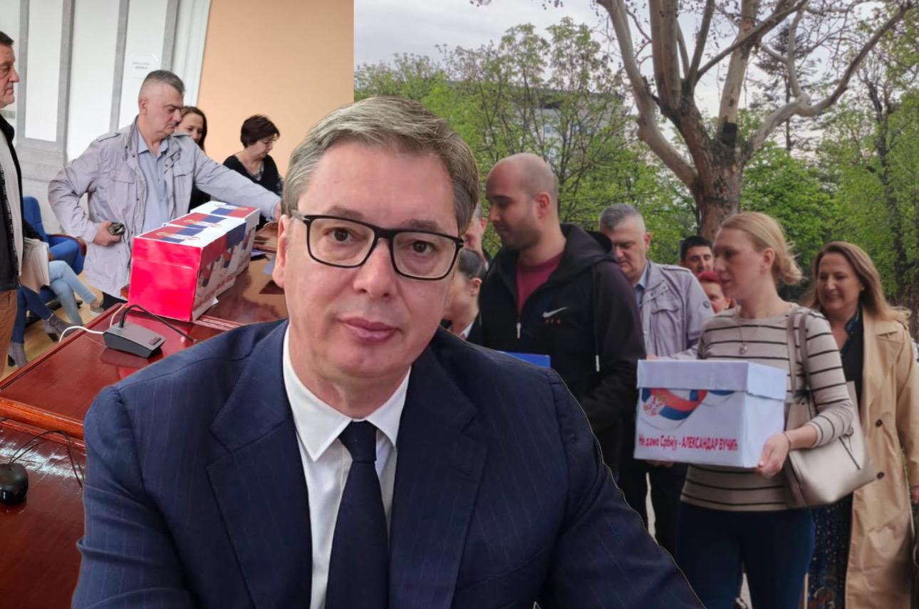 “LISTA “NE DAMO SRBIJU- ALEKSANDAR VUČIĆ” JE PRIHVAĆENA! Informacije sa lica mesta