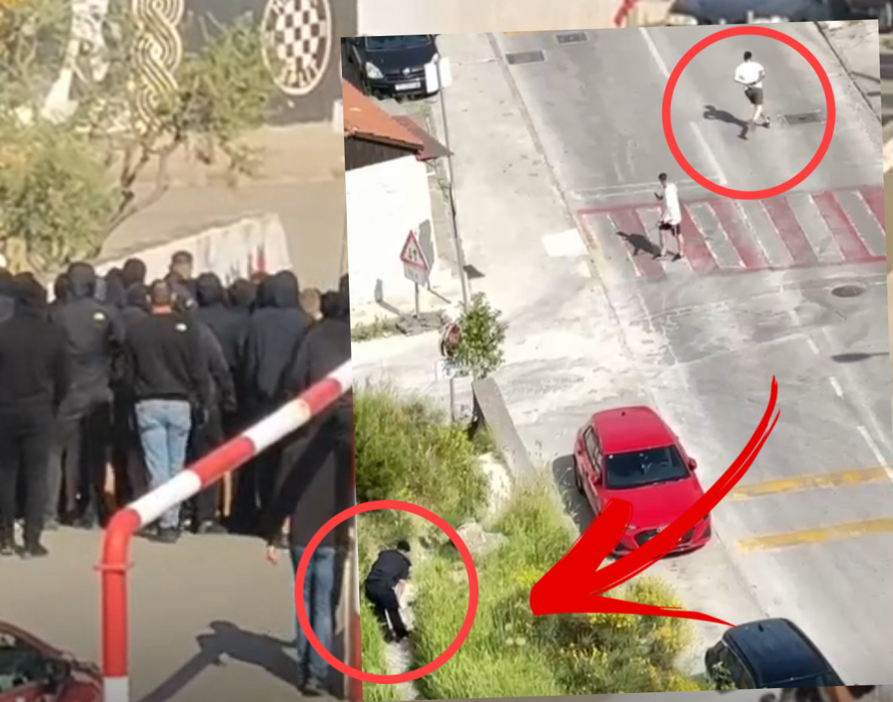 NAVIJAČ SA LISICAMA NA RUKAMA uspeo da pobegne policajcu, pogledajte HIT SNIMAK!