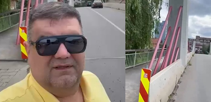 SAŠA MIRKOVIĆ U ZAJEČARU SA LICA MESTA: „Izgurao sam da se ovaj most napravi uz pomoć Vlade Republike Srbije“