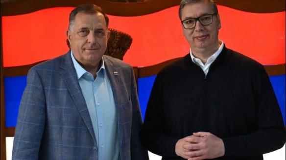 „SRBIJA ĆE UVEK BITI UZ RS“ Vučić se sastao sa Dodikom u Beogradu: Dobar razgovor, mir i stabilnost od suštinskog značaja