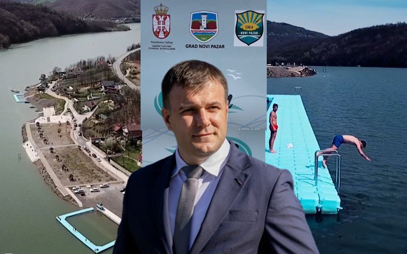 Pogledajte kako izgleda Pazarska plaža na jezeru Gazivode – često nazvana i “Pazarsko more”