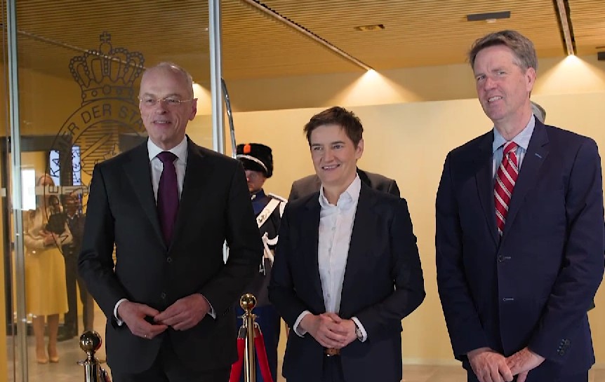 Brnabić posetu Hagu počela sastankom sa predsednicima oba doma holandskog parlamenta