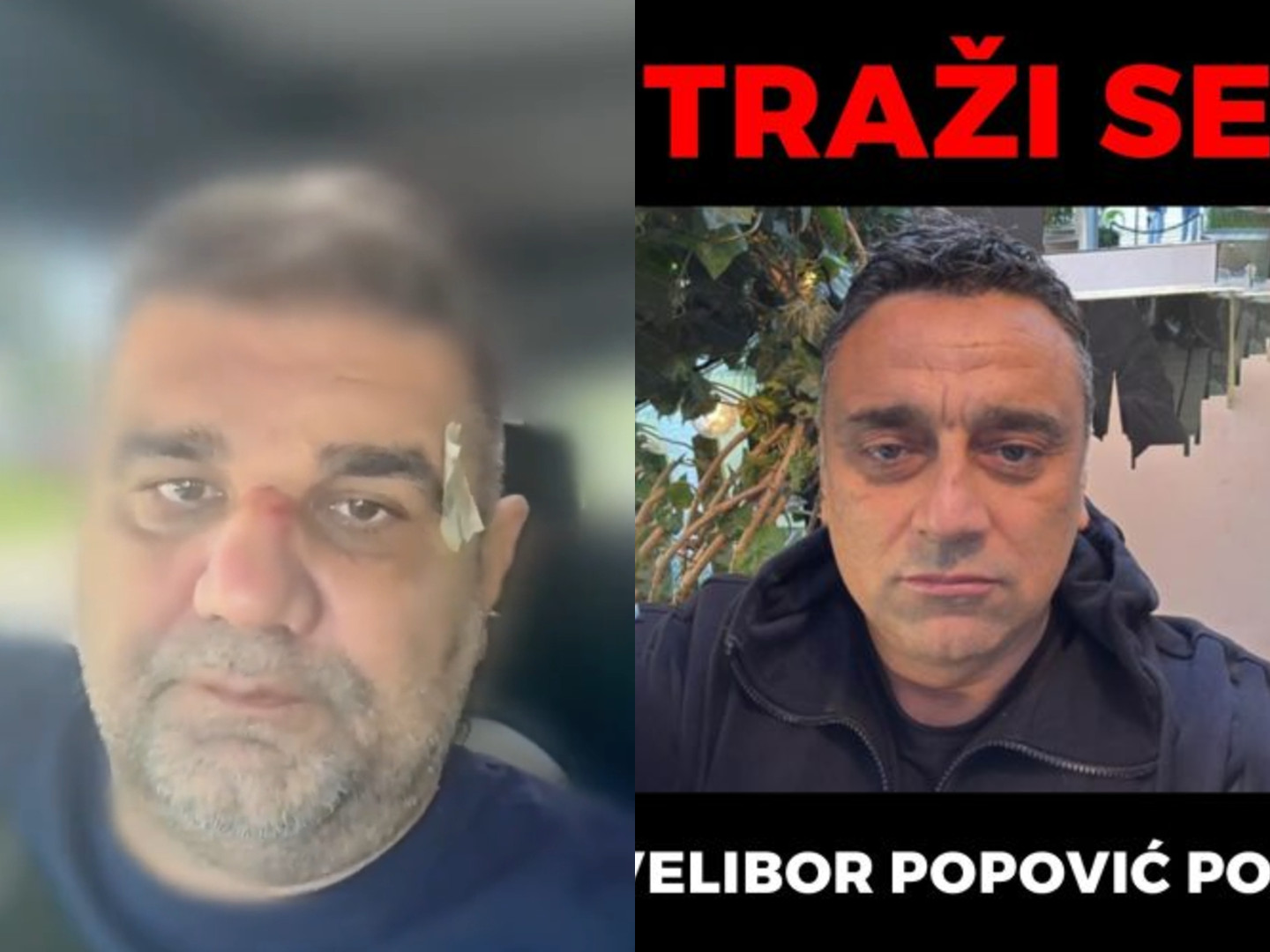 NOVI DETALJI: VELIBOR POPOVIĆ JE PRE SAMO NEKOLIKO MESECI IZAŠAO IZ ZATVORA, a sad ga POLICIJA TRAŽI nakon pokušaja UBISTVA Saše Mirkovića