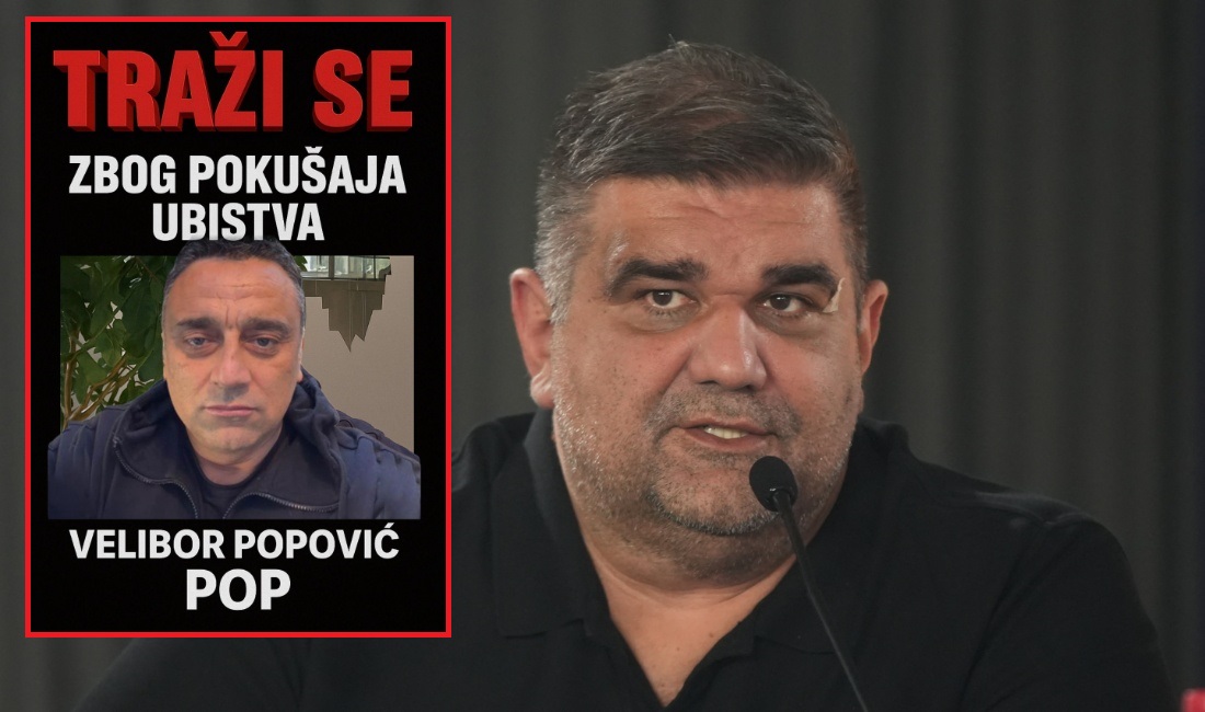 HITAN APEL GRAĐANIMA! UKOLIKO GA VIDITE, ODMAH ZOVITE POLICIJU: Velibor Popović Pop se traži zbog POKUŠAJA UBISTVA Saše Mirkovića