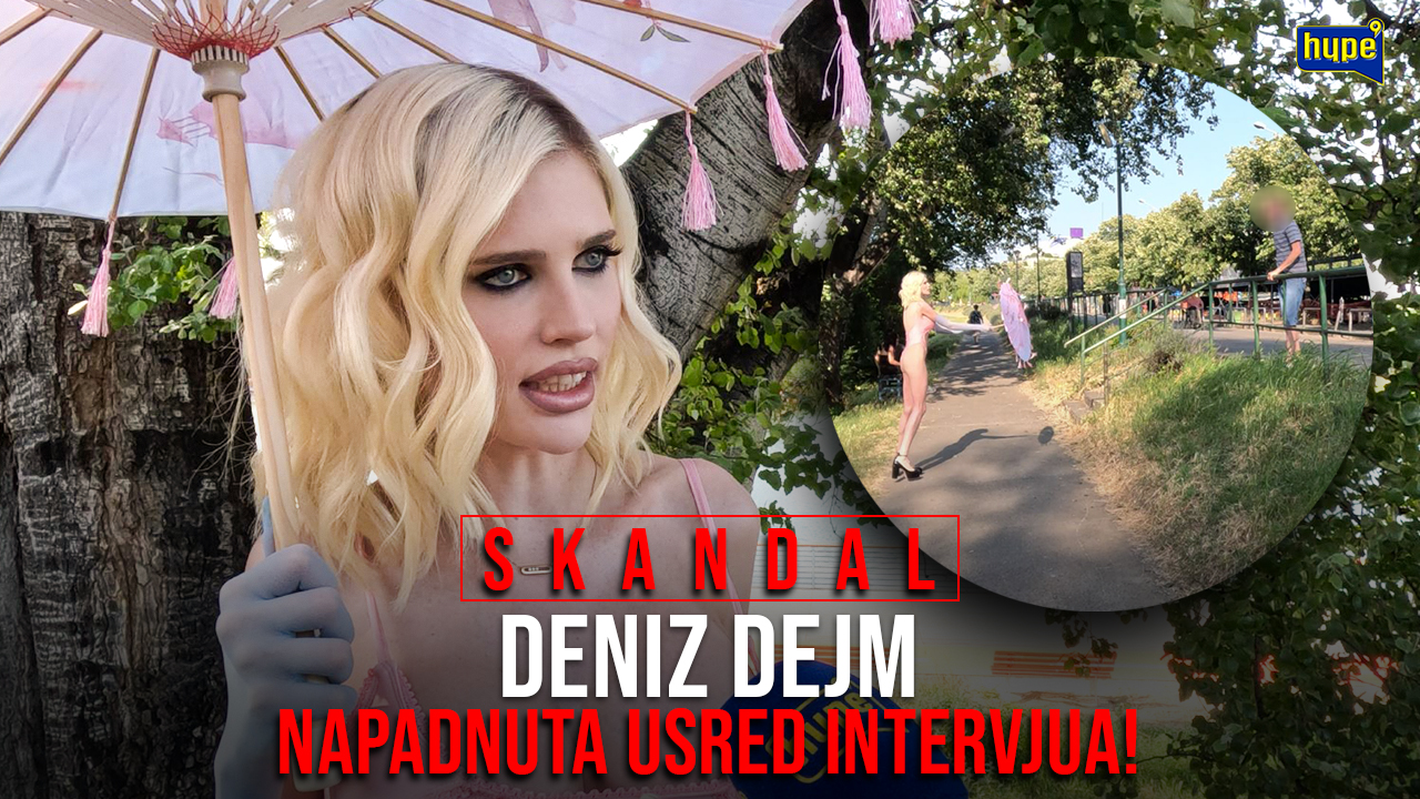 EKSKLUZIVNO! SKANDAL! Deniz Dejm NAPADNUTA usred intervjua! Nastao HAOS, starleta URLALA: „Zvaću policiju!“ (VIDEO)