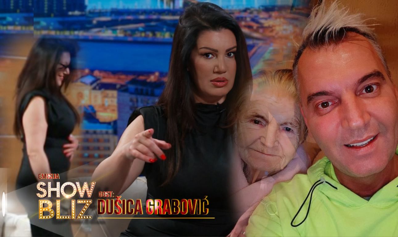 „DOSTA SAM ĆUTALA! SPASILA SAM ŽIVOT MAJCI MILANA MILOŠEVIĆA KADA JOJ SE MESO ODVAJALO OD KOSTIJU, a on mi je ZABIO NOŽ U LEĐA!“ Skandalozno gostovanje Dušice Grabović u emisiji „ShowBLIZ“ Pevačica rešila da razveže jezik pa EKSKLUZIVNO otkrila da je u DRUGOM STANJU (PROMO)