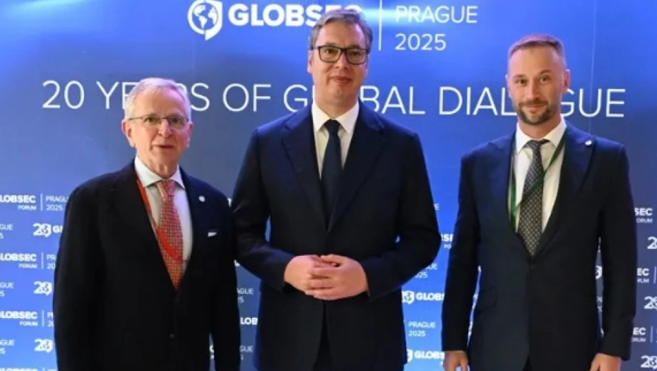 SRBIJA JE SPREMNA! Vučić se u Pragu sastao sa predsednikom GLOBSEC foruma Robertom Vašom