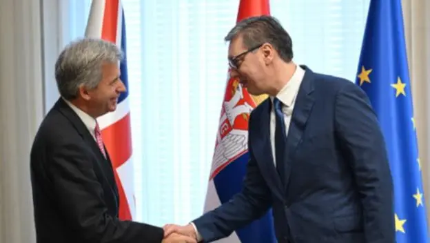 Vučić sa Fergusonom o bilateralnim odnosima, geoplitici i situaciji u regionu