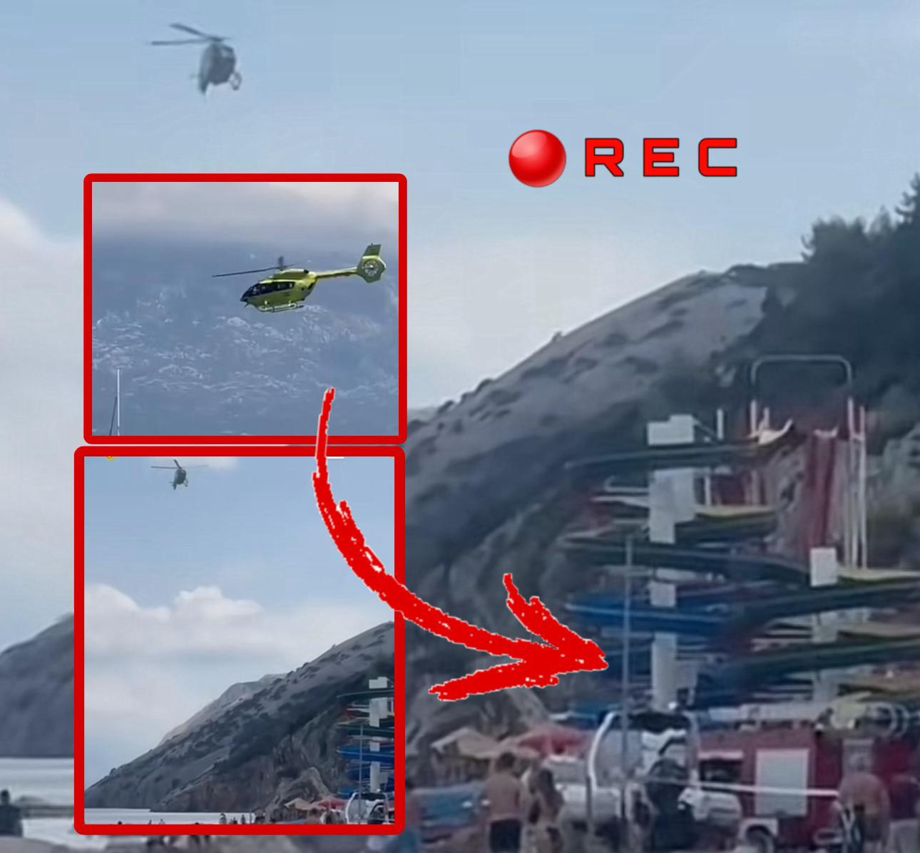 TRAGEDIJA! HELIKOPTER ODLAZI, TURISTI U NEVERICI: Devojčica nije uspela da se izvuče, dramatični snimak nakon horora u Hrvatskoj (VIDEO)